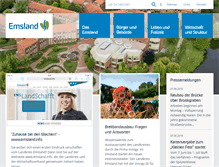 Tablet Screenshot of emsland.de